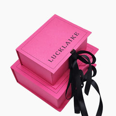 Custom Rigid Book Shaped Coffret Cajas Cardboard Packaging Paper Box Cadeau with Ribbon Boxes for Packiging