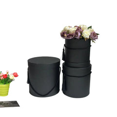 Wholesale Tube Gift Box Luxury Custom Logo Round Flower Box for Rose Cylinder Box Packaging