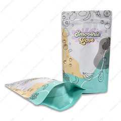 Mylar Bag Nuts Bags Stand up Pouch With Zipper Composable Foil Pouches Reusable Doypack for Snack
