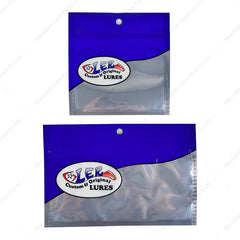 Moisture-Proof Dried Fish Packaging Bag with Zipper Top Waterproof Fishing Tackle Jig Lure Bait Pouch Transparents Pouch