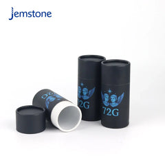 Custom Black Kraft Cylinder Tea Coffee Perfume Paper Tube Packaging Cardboard Tube for Candle and Other Products