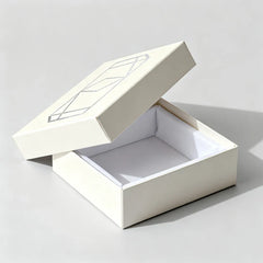 Bulk Gift Recyclable Luxury Printed Cosmetic Cardboard 2 Pieces Square Personalized Gifts Boxes
