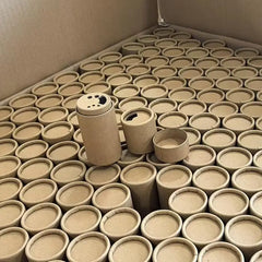 Biodegradable Kraft Cardboard Push up Lip Balm Lipstick Deodorant Tube Packaging Cosmetic Skincare Essence Milk Paper Tube
