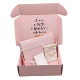 Customized Pink Eyelashes Skincare Cosmetic Jewelry Products Paper Mailer Shipping Packaging Corrugated Boxes with Your Own logo