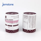 Eco-Friendly Custom logo Round Kraft Candle Cardboard Tube Tea Powder Coffee Bean Cylinder Packaging Collagen Paper Tube