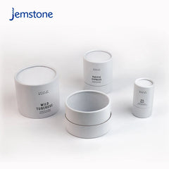 Biodegradable Scented Candle Jar Cylinder Kraft Cardboard Push up Oil & Aroma Diffuser Cosmetic Round Paper Tube Packaging