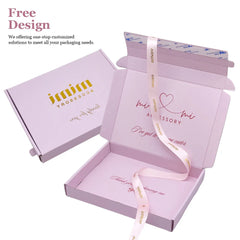 EU Luxurious Custom Corrugated Flat Airplane Tear Strip Zipper Cardboard Mailer Box Packaging Shipping Boxes with logo