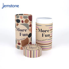 Eco-Friendly Cardboard Kraft Tube Paper Custom Scarves Clothes Cylinder Packaging Round Paper Tube for Shirt Packaging