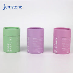 Eco-Friendly Custom Food Grade Kraft Cardboard Tea Coffee Cylinder Packaging Collagen Powder Spices Salt Paper Tube