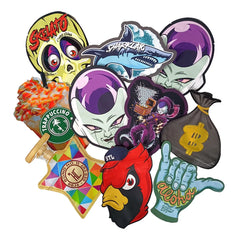 Custom Printed Matte Recyclable Plastic Ziplock 3.5g Unique Special Sealed 8th Plug Cali Child Proof Holographic Mylar Bags