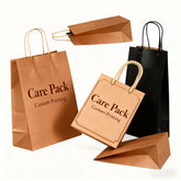 Wholesale Brown Compostable Twisted Handle Recyclable Shopping Reinforced Gift Paper Tote Bag