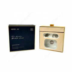 Custom Stamping Slide Drawer Packaging Box With Ribbon Gift Packaging Earphone Wrapping With Velvet EVA Insert