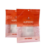 Custom Eight Side Seal Stand up Flat Bottom Tea Coffee Beans Beef Jerky Packaging Bags with Zipper Food Candy Packaging PE