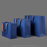 OEM/ODM Custom Paper Bag with Logo Paper Shopping Tote Bag with Long Handle Paper Bags for Brand Packaging Promotional Gifts Bag