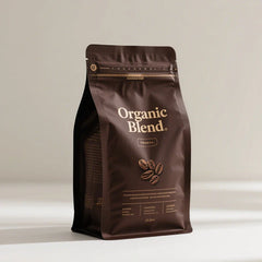 PET Flat Bottom Square Tin Tie Foil Moisure-proof Coffee Food Tea Packaging Bag With Valve Zipper