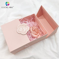 Custom Design Rigid Double Door Paper Gift Box With Magnetic Lid for Bridesmaid Presents Personalizada Packaging Boxes