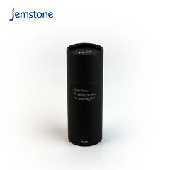 Eco-friendly Oil Dropper Bottle Deodorant Kraft Cardboard Skin Care Perfume Cylinder Tea Coffee Black Paper Tube Packaging