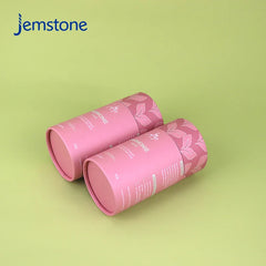 Eco-Friendly Custom Logo Round Luxury Kraft Cardboard Food Tea Bag Coffee Beans Powder Paper Tube Loose Tea Cylinder Packaging