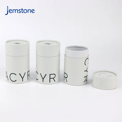 Custom Luxury Cosmetic Bottle Box Kraft Cardboard Tube Tea Coffee Cylinder Packaging Skincare Essential Oil Perfume Paper Tube