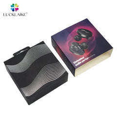 Custom Designed Cardboard Smart Products Wireless Earphone Cable Packaging Boxes Elegant Earbuds Packing Box for Electronics