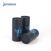 Custom Black Kraft Cylinder Tea Coffee Perfume Paper Tube Packaging Cardboard Tube for Candle and Other Products