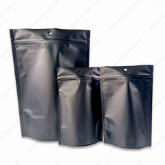 Reusable Ziplock Die Cut Nut Cashew Plastic Flexible Laminated Pouch Black Mylar Bags for Pet Food No Print Reusable Packing