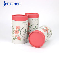 Custom Logo Print Kraft Cardboard Cylinder Packaging Empty Spice Paper Tube Food Grade Powder Paper Tube