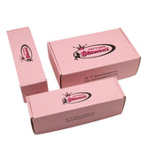 Luxury Custom logo Caja Misteriosa Corrugated pink Color Jewelry Wedding Shipping Mystery Mailer Paper Gift Boxes for Packiging