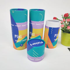 Custom Packaging Manufacturer Wholesale High Quality Color Printed Cardboard Packaging Cylinder Box