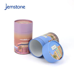 Custom Recyclable Luxury Kraft Cardboard Candle Tube Perfume Cylinder Packaging Food Tea Coffee Paper Tube
