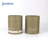 Custom Logo Food Loose Tea Coffee Cylinder Packaging Box Candle Jar Round Cardboard Tube Luxury Aromatherapy Kraft Paper Tube