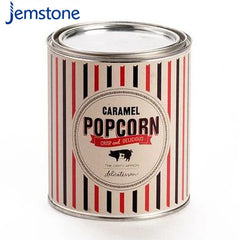 Custom Metal Lid Cardboard CMYK Canister Paper Can Cylinder Biodegradable Gift Paper Tube Packaging Inner Aluminum