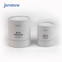 Biodegradable Scented Candle Jar Cylinder Kraft Cardboard Push up Oil & Aroma Diffuser Cosmetic Round Paper Tube Packaging