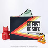 Waterproof Coated Paper Handheld Bags with Reinforced Handles - Durable for Outdoor Events, Food Packaging & Promotions