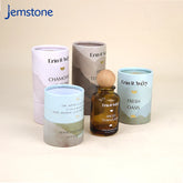 Custom Printed Skincare Essential Oil Paper Tube for Perfume Bottle Cosmetic Cardboard Cylinder Powder Packaging Box