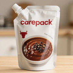 Wholesale Stand up Pouch for Ketchup Peanut Butter Sauce Tomato Paste Sauce Reusable Spout Pouches With Spout