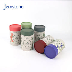 Printed Food Grade Cylinder Packaging Tube Boxes Luxury Kraft Cardboard Spice Powder Coffee Bean Tea Paper Tube