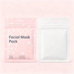 Wholesale Face Mask 3 Side Seal Pouch Cosmetic Masking Reusable Plastic Sachet Pack for Household