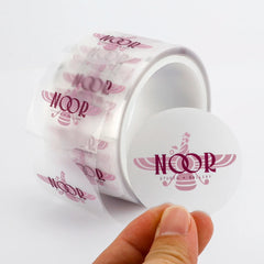 Custom Clear Label Vinyl PVC Printing Etiquette Packaging Sticker Waterproof Candle Bottle Jar Transparent Sticker With Logo
