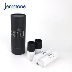 Custom Eco-Friendly Skincare Kraft Cardboard Paper Tube Perfume Essential Oil Bottle Paper Cylinder Packaging
