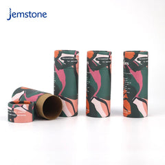 Factory Printed Luxury Round Food Kraft Cardboard Tube Container Box Cylinder Packaging Powder Sealing Paper Tube Packaging