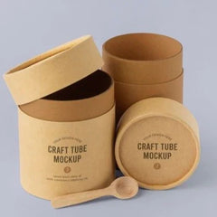 Eco Friendly Custom Size Logo Gift Packaging Boxes Printed Cardboard Cylinder Packaging Box Tube Packaging Box