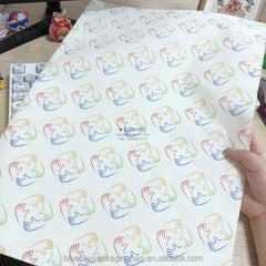 Gift Wrapping Paper Colorful Patterned Wrapping Papers for Birthday/Christmas/Holiday,20-100cm Width,Eco-Friendly&Tear-Resistant