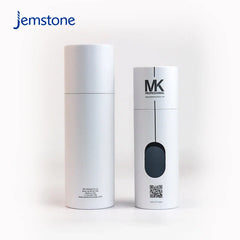 Custom Printed Recyclable Clothing Craft Cylinder T-shirt Sock Kraft Cardboard Silk Glove Towel Paper Tube Packaging With Window