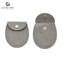 Custom Microfiber Velvet Jewelry Pouches Flannel Jewellery Envelope Bag Packaging With Logo for Coins Necklace Bracelet Earrings