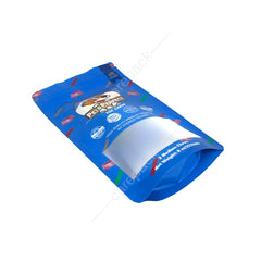 Custom Resealable Printed Hot Seal Logo Clear Edible Food 3.5g Ziplock Smell Proof Foil Plastic Packaging Pouch Cookie Mylar Bag