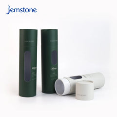 Custom Printed Clothing Paper Tube Scarves T-shirts Craft Kraft Cardboard Cylinder Box Packaging with Window