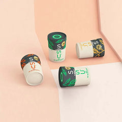 Custom Biodegradable Tea Paper Tube Packaging Box Cylinder Containers for Food Grade Sealing Paper Tube