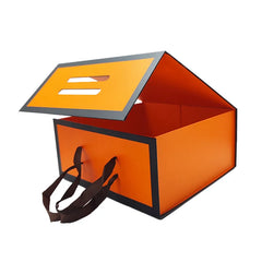 Custom Logo Premium Gift Box Luxury Large Package Cardboard Paper Hoodie Shoes Clothes Magnetic Packaging Box With Handle