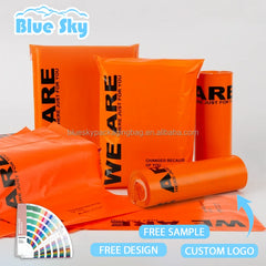 Thickened Large Express Bags White pink Apricot Black Orange Clothing Packaging Poly Bags for E-commerce Shipping Bag with logo